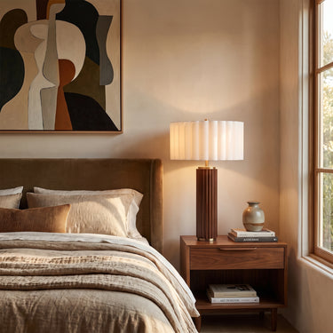 Nova Tambo Table Lamp, Scallop Shade, photo 3