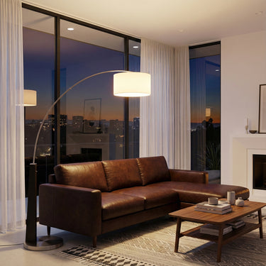 Nova Taper 1 Light Arc Floor Lamp, photo 3