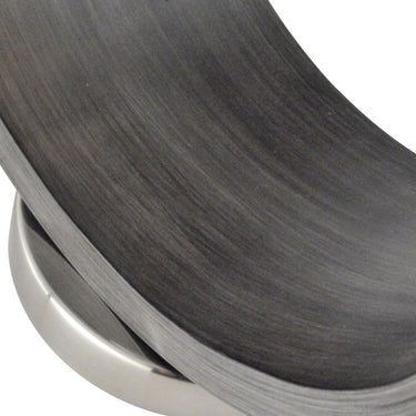 Nova of California Tracey Ring Table Lamp 24 Charcoal Gray Brushed Nickel