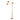 Nova Original 1962 Triplet 3-Light Arc Floor Lamp in Weathered Brass, photo 8