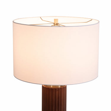 Nova Tambo Table Lamp, Walnut and Brass, photo 4
