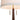 Nova of California Taper Floor Lamp Dark Walnut Wood Weathered Brass White Linen Shade