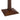 Nova of California Taper Table Lamp Dark Walnut Wood White Linen Shade
