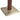 Nova of California Tambo Floor Lamp Dark Walnut Wood Weathered Brass White Linen Shade