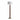 Nova of California Tambo Floor Lamp Dark Walnut Wood Weathered Brass White Linen Shade
