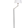 House of Troy Taylor Black and satin nickel adjustable Floor Lamps