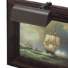 House of Troy Traditional 5" Mahogany Bronze Plug-In Picture Lights