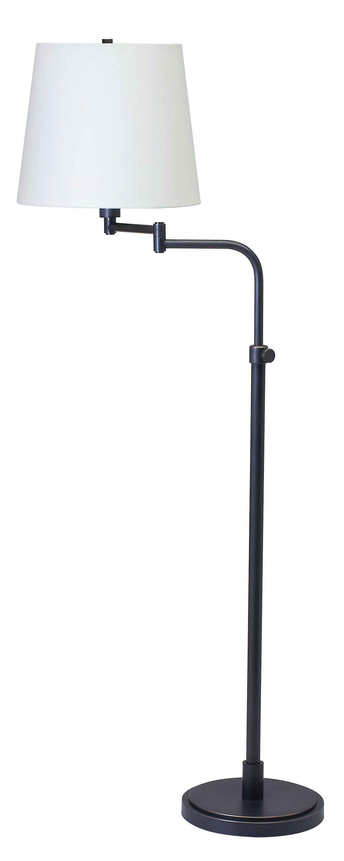 House of Troy Townhouse Adjustable Swing Arm Floor Lamp in Oil Rubbed Bronze TH700-OB