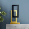 Finesse Decor Satin Black & Satin Gold Table Lamp