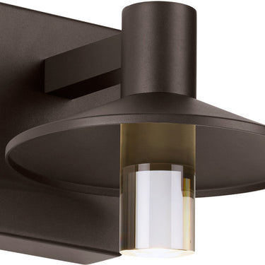 Ash 8 Bronze Barn-Style Outdoor Sconce by Sean Lavin for Visual Comfort - angle