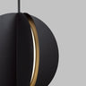 Large Modern Pendant Light | Bauhaus Design | Bau 18" | Visual Comfort | Nightshade Black