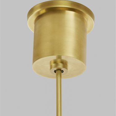 Modern Living Room Pendant | Bau 18" | Contemporary Lighting | Brass