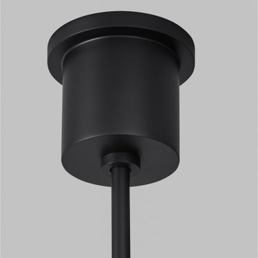 Modern Pendant Light for Dining Room | Bau 28" | Black Canopy