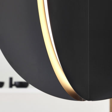 Contemporary Black Pendant Lighting: Bau 36" by Sean Lavin for Visual Comfort
