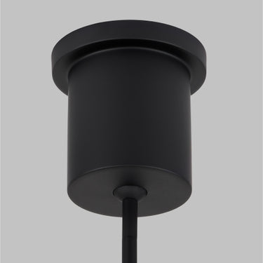 Matte Black Belterra 38 Inch LED Chandelier: Dimmable Modern Lighting Fixture