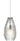 Briolette FreeJack Faceted Glass Pendant - front