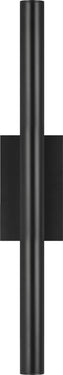 Chara 26" Black LED Outdoor Wall Sconce -  Durable, Wet-Rated, 3000K