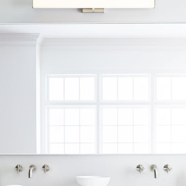 Ellis 24 contemporary bath bar in a calm, modern bathroom