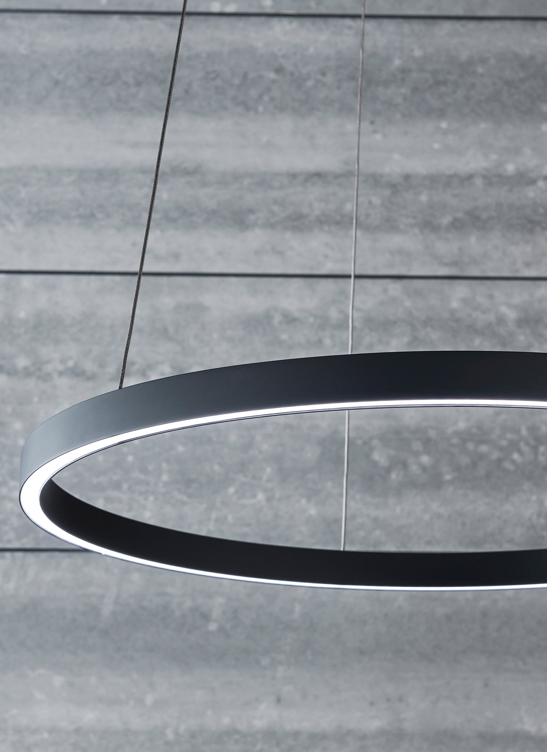 Fiama Pendant Light 30 Black Application Shot