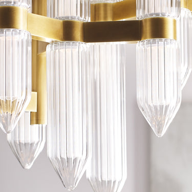 Langston Elegant Glass Chandelier 