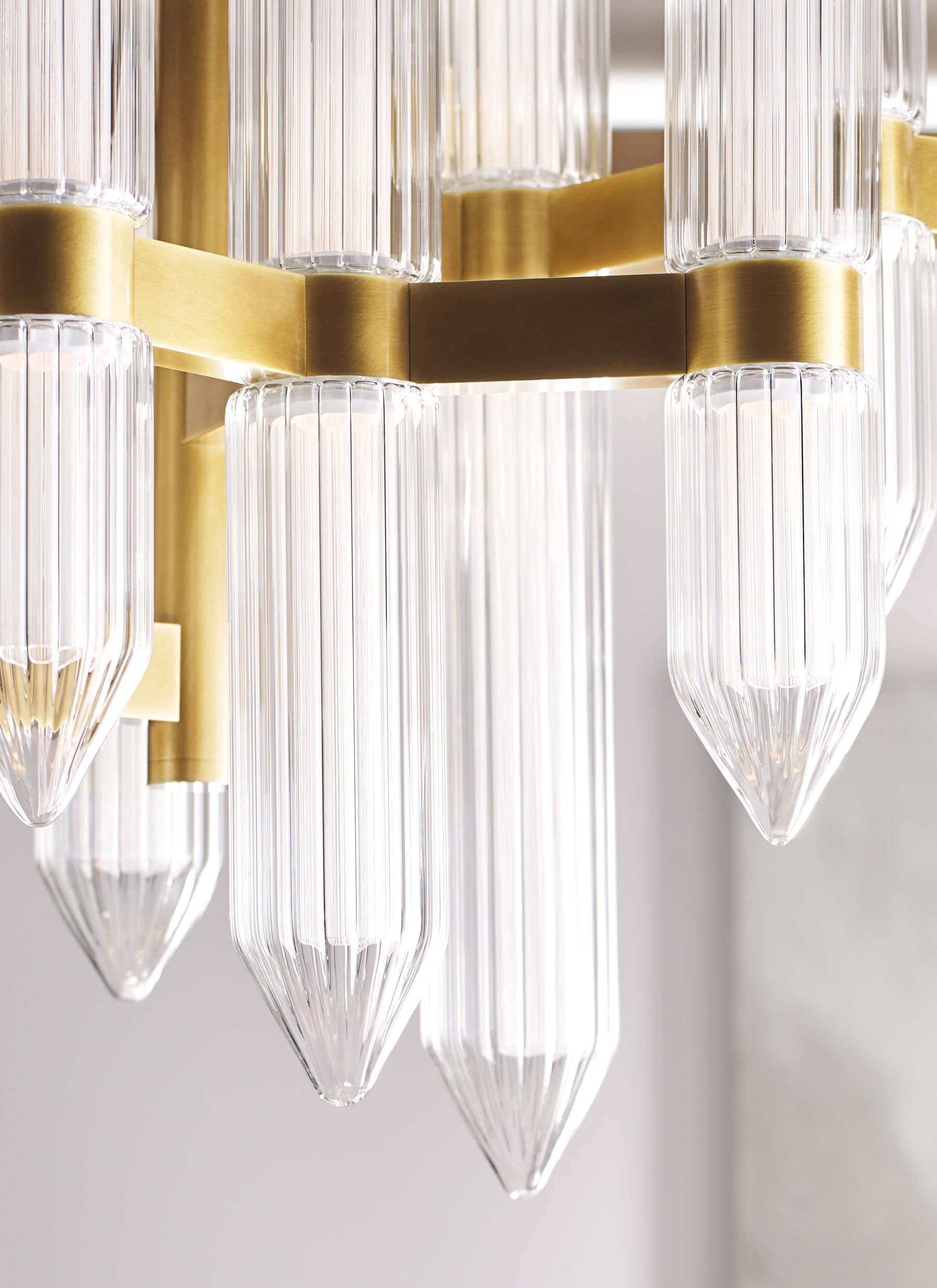 Langston Elegant Glass Chandelier 