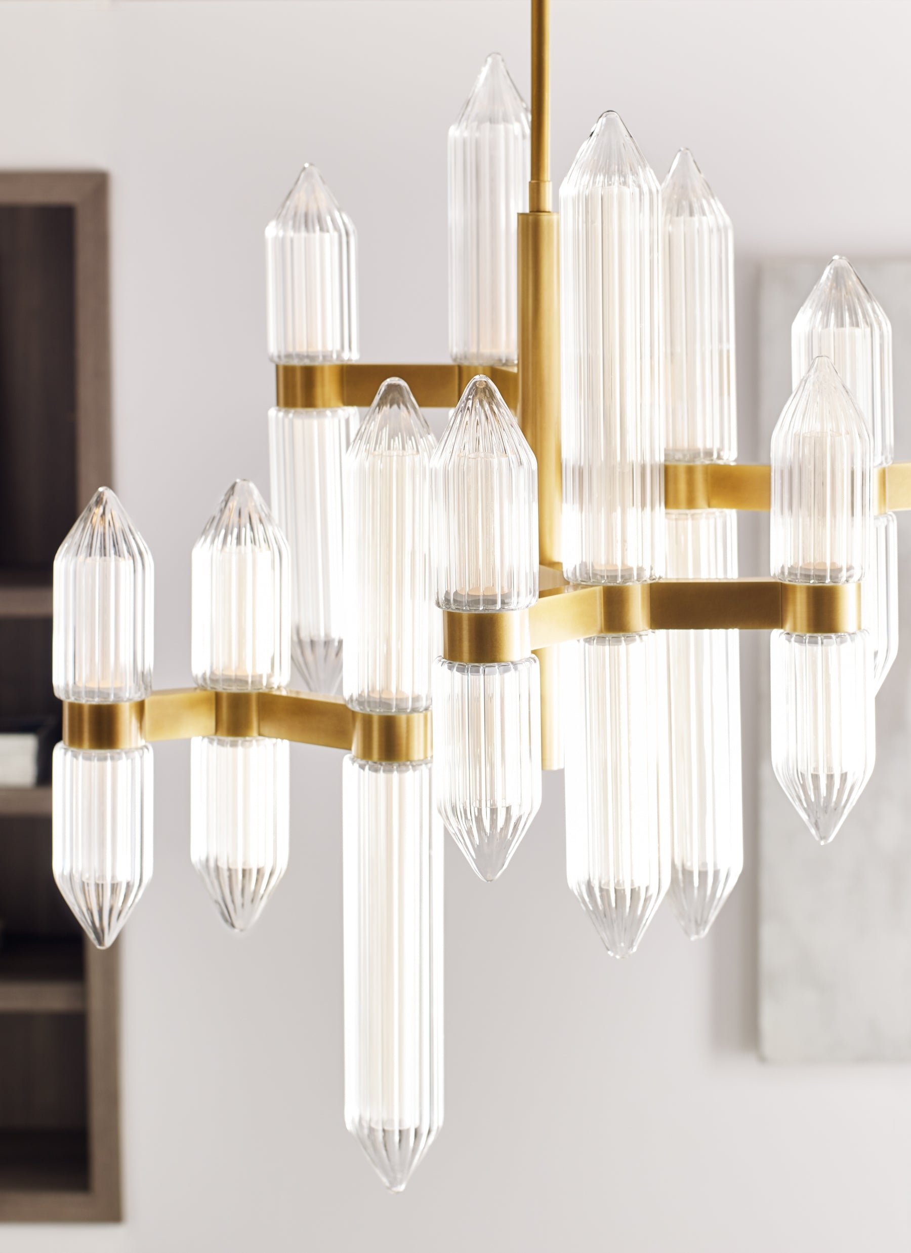 Langston Large Chandelier, Visual Comfort Modern