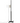 TMM Floor Lamp by Santa & Cole with black oak structure and adjustable parchment shade in modern living room