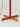 Elegant cherry finish floor lamp by Santa & Cole designed for living rooms, bedrooms, and lounge areas