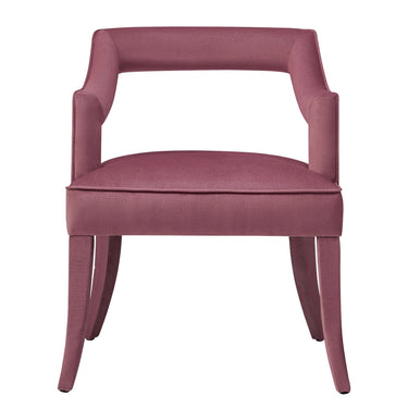 TOV Tiffany Performance Velvet Dining Chair Pink