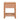 TOV Kora 18" Cotton Jute 1-Drawer Conrtact-Grade Nightstand Terracotta