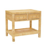 TOV Amara 25" Natural Rattan Nightstand Natural