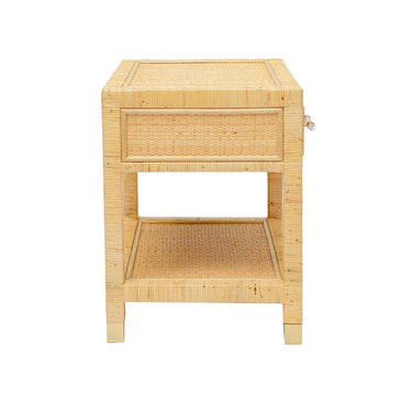 TOV Amara 25" Natural Rattan Nightstand Natural