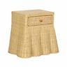 TOV Pentra 25" Natural Rattan Nightstand With Drawer Natural