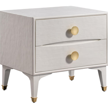 TOV Divine 25" 2-Drawer Nightstand White
