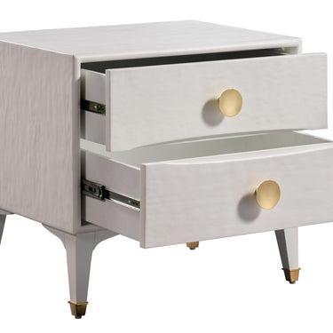TOV Divine 25" 2-Drawer Nightstand White