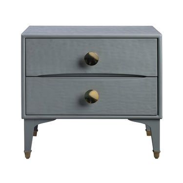 TOV Divine 25" 2-Drawer Nightstand Grey