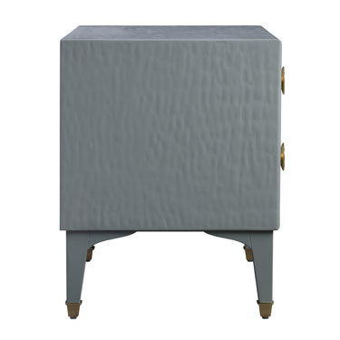 TOV Divine 25" 2-Drawer Nightstand Grey