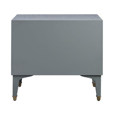 TOV Divine 25" 2-Drawer Nightstand Grey