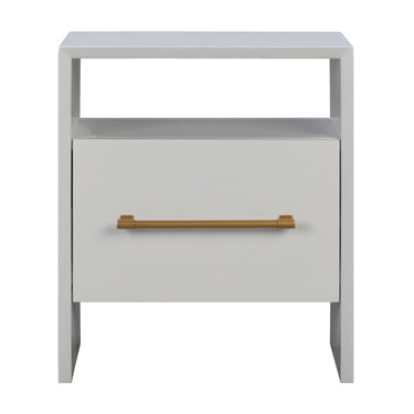 TOV Libre 23" Nightstand With Drawer White