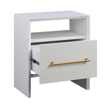 TOV Libre 23" Nightstand With Drawer White