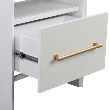 TOV Libre 23" Nightstand With Drawer White