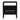 TOV Libre Black Nightstand