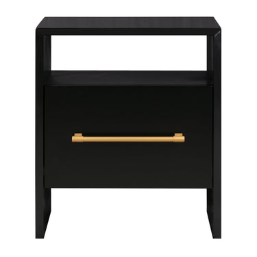 TOV Libre 23" Nightstand With Drawer Black