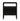 TOV Libre Black Nightstand
