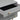 TOV Trident 28" 3-Drawer Nightstand Grey