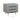 TOV Trident 28" 3-Drawer Nightstand Grey