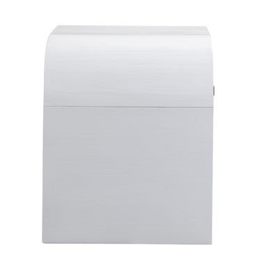 TOV Hump 26" Arched Nightstand With Drawer White