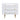 TOV Trident 28" 3-Drawer Nightstand White