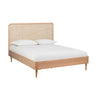 TOV Carmen Natural Ash and Cane Natural Ash Queen Bed
