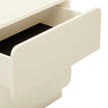 TOV Sagura 28" 2-Drawer Nightstand Cream